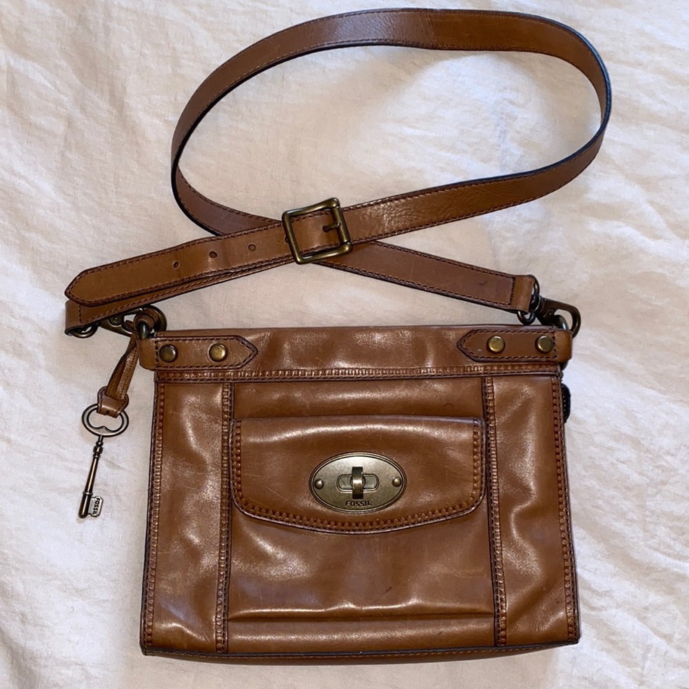 Fossil Cowhide Leather Crossbody